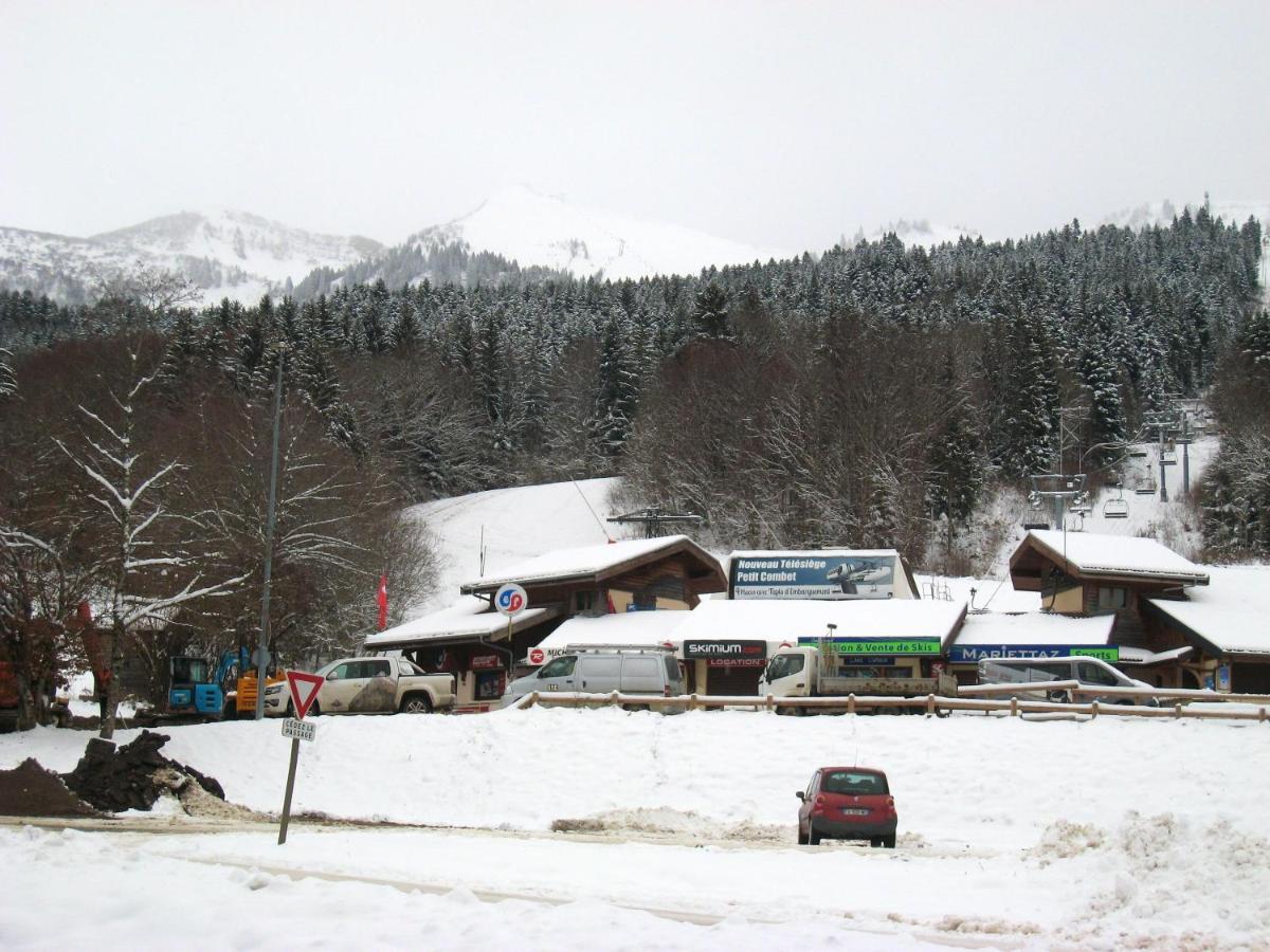 Appartement Au Pied Des Pistes, Avec Vue Sur La Montagne Bernex Eksteriør bilde